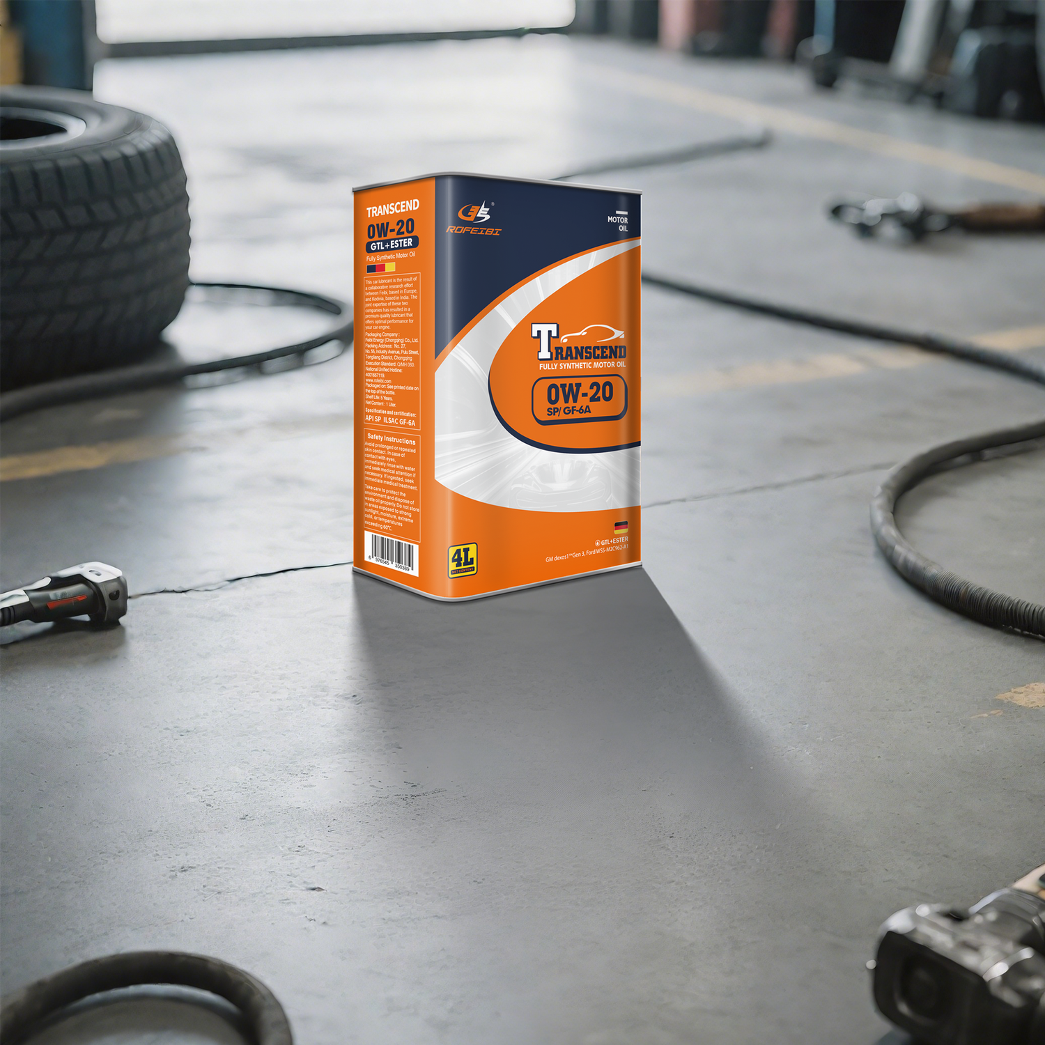 FEIBI Transcend Full Synthetic Motor Oil SP/GF-6A 0W-20 4L