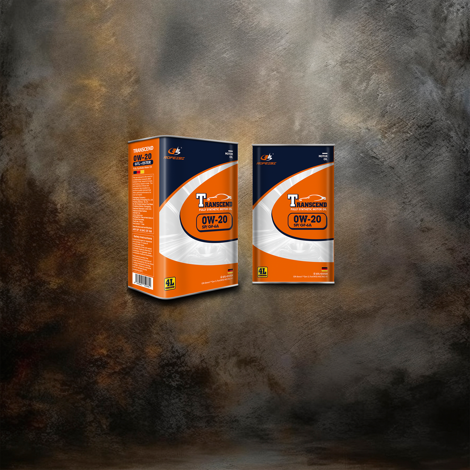 FEIBI Transcend Full Synthetic Motor Oil SP/GF-6A 0W-20 4L