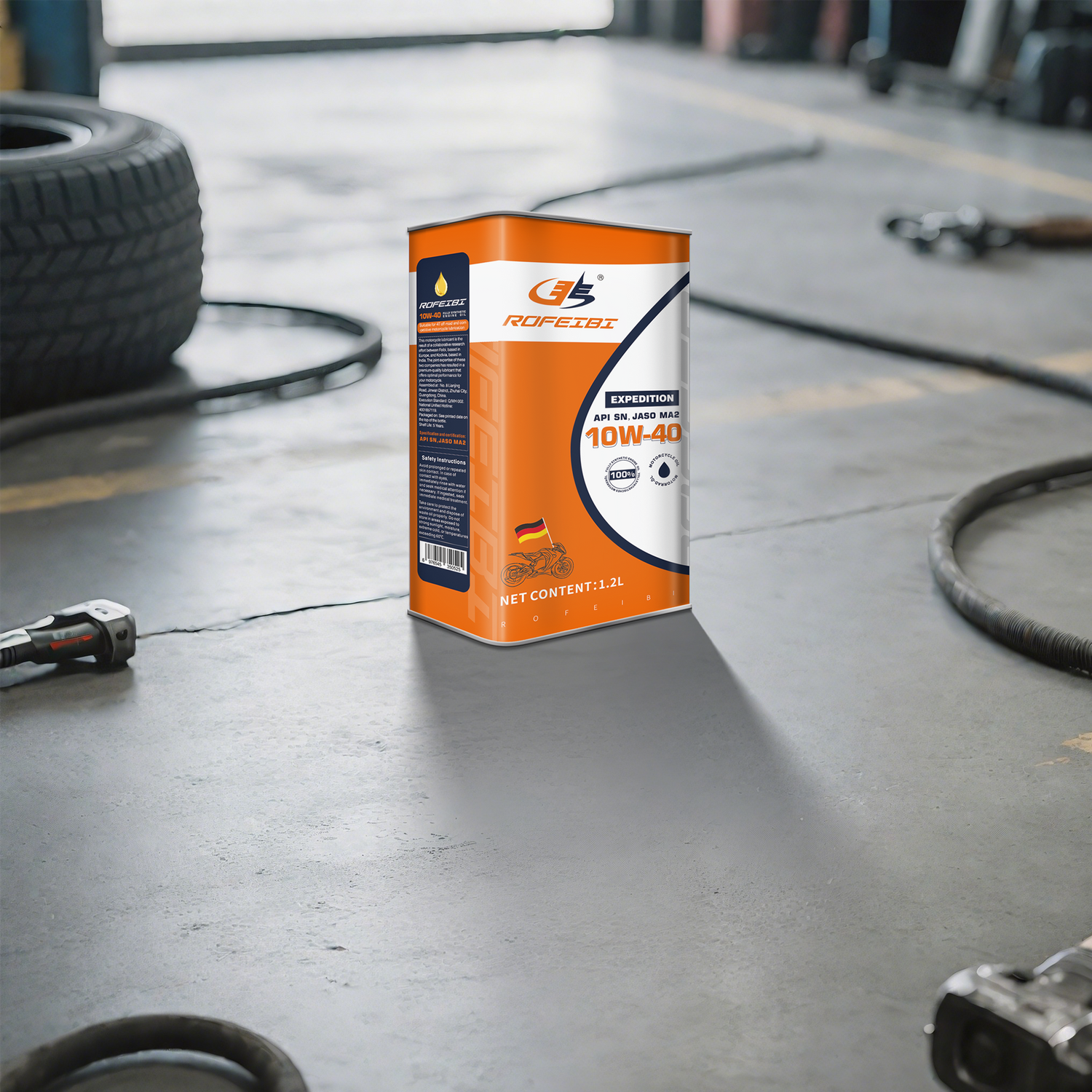 FEIBI EXPEDITION Fully Synthetic Motorcycle Oil SN MA2 10W-40 1.2L