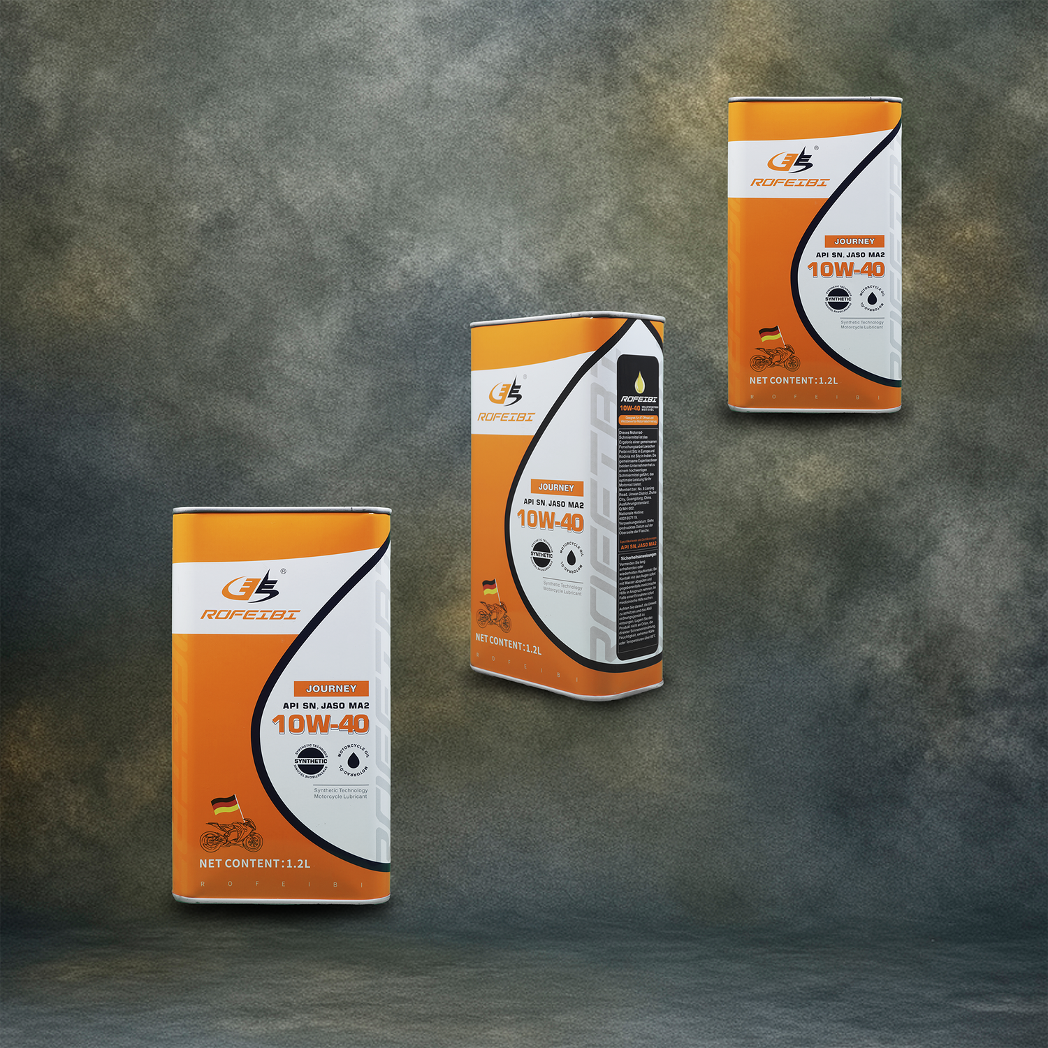 FEIBI JOURNEY Synthetic Motorcycle Oil SN MA2 10W-40 1.2L