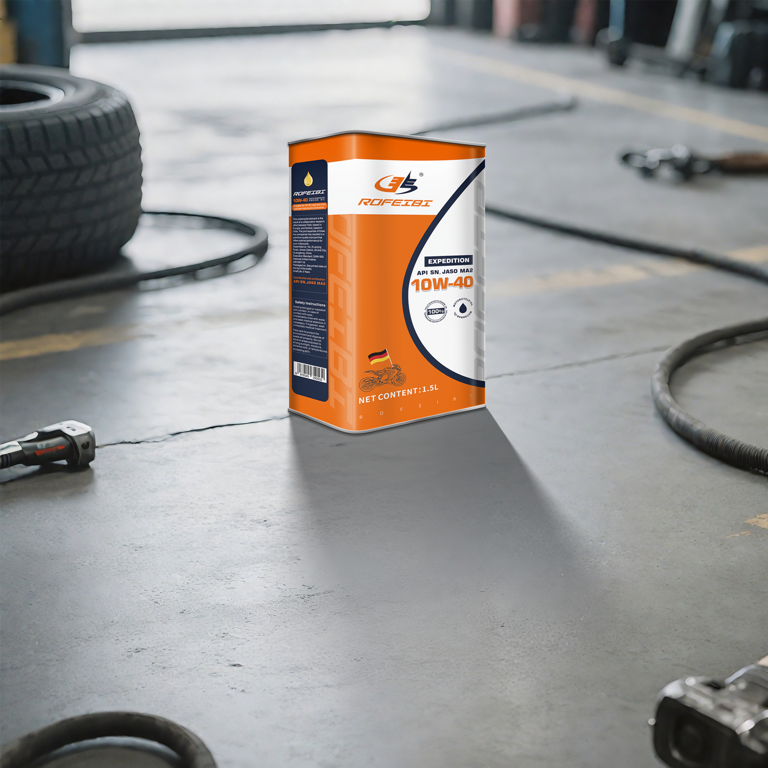 FEIBI EXPEDITION Fully Synthetic Motorcycle Oil SN MA2 10W-40 1.5L