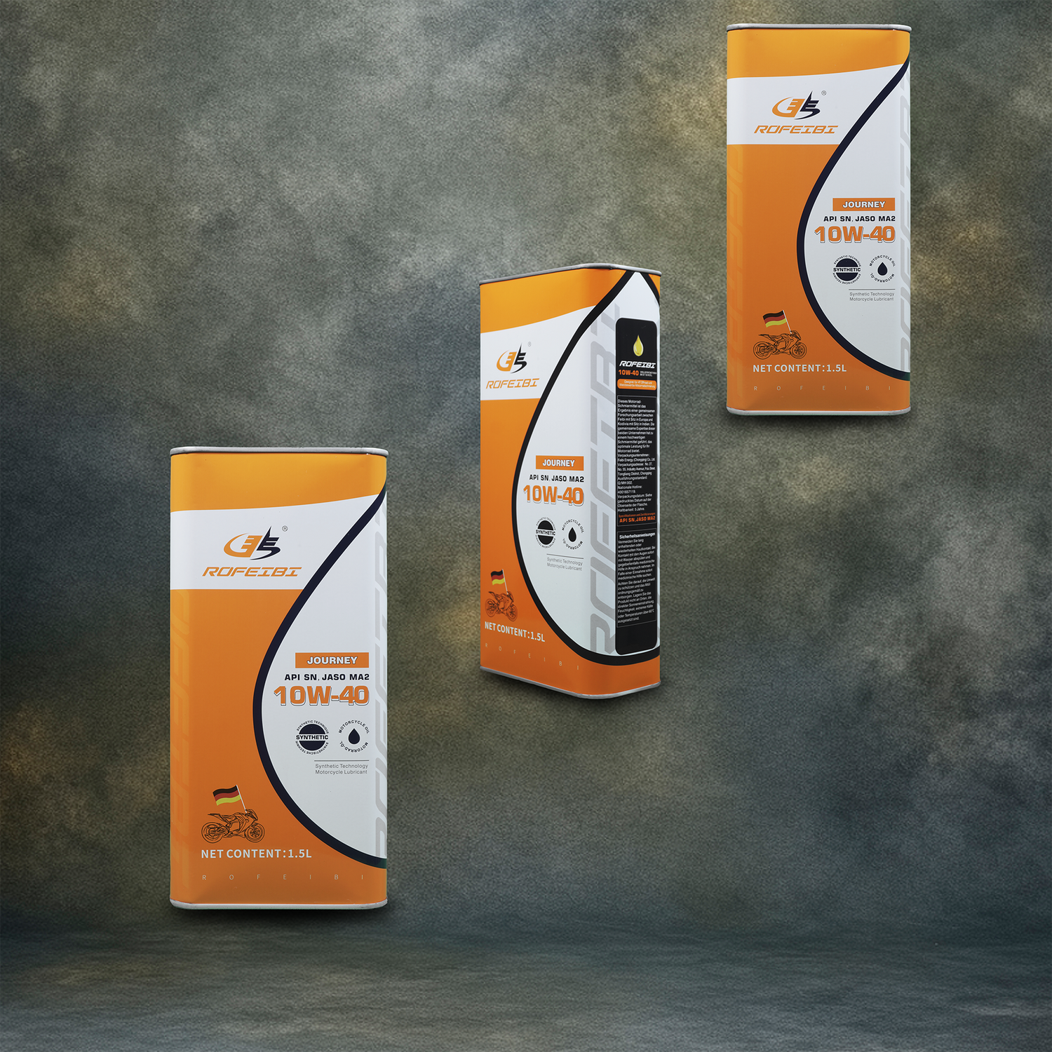 FEIBI JOURNEY Synthetic Motorcycle Oil SN MA2 10W-40 1.5L