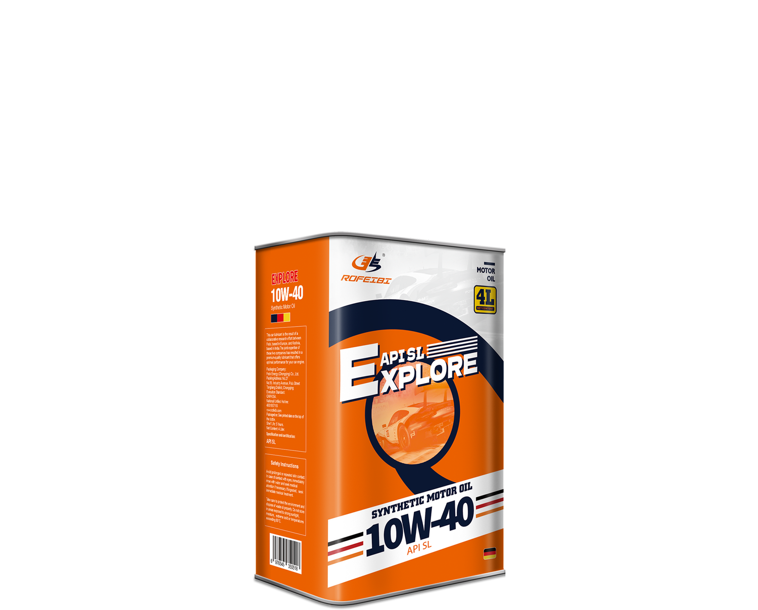 EXPLORE synthetic engine oil SL 10W-40 4L
