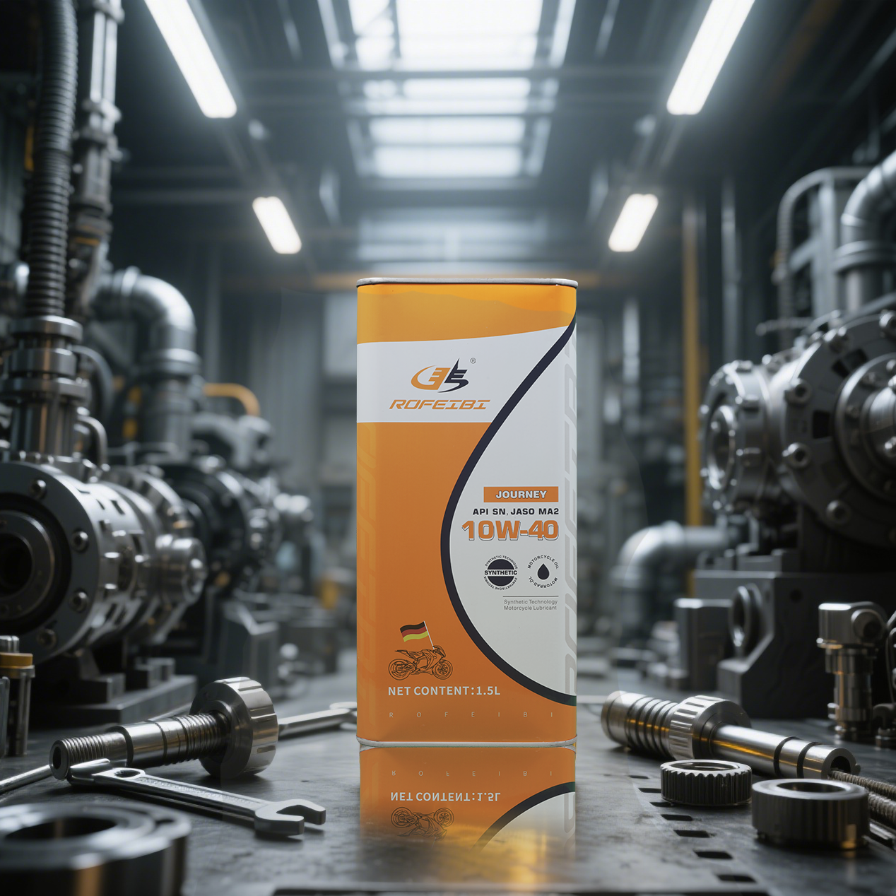 FEIBI JOURNEY Synthetic Motorcycle Oil SN MA2 10W-40 1.5L