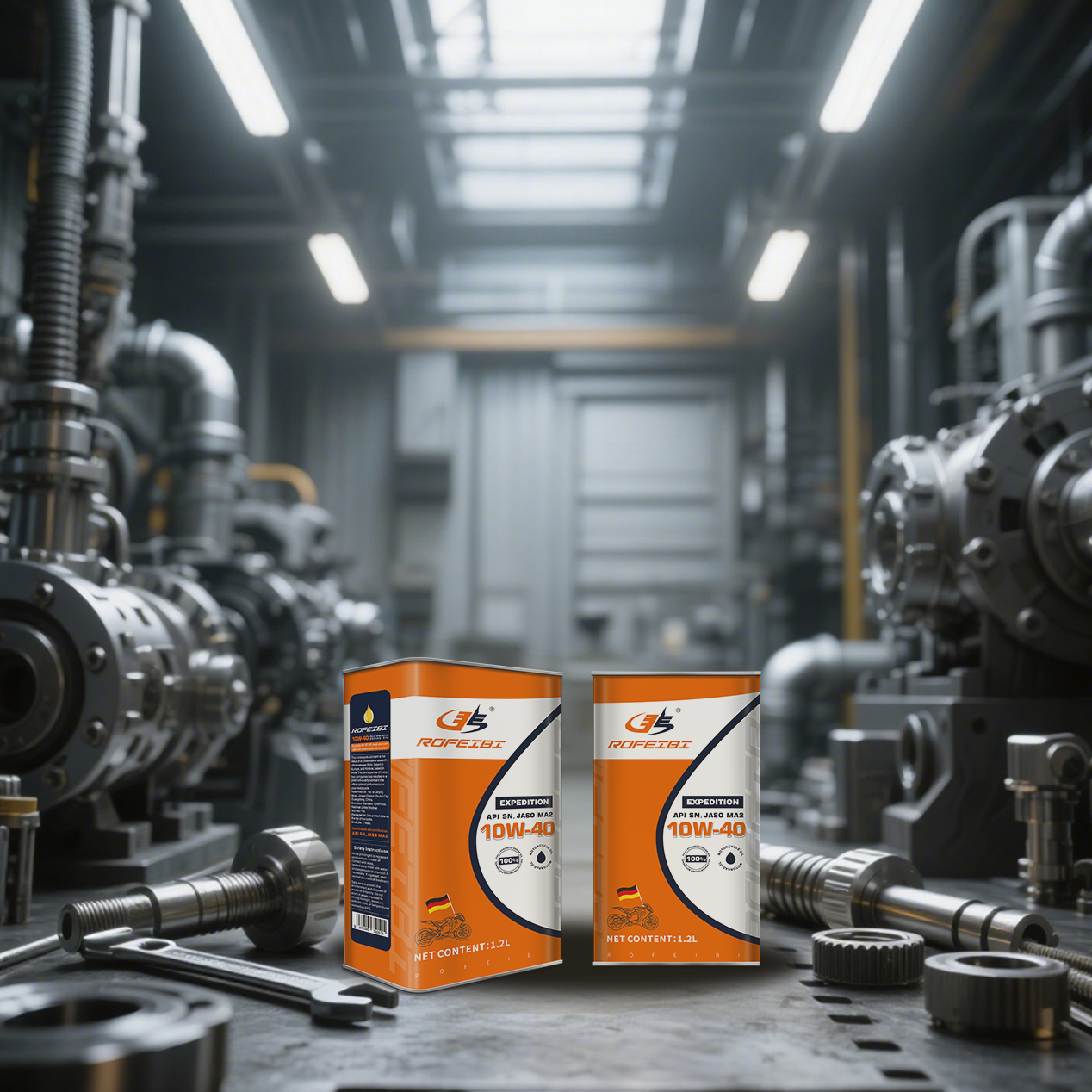 FEIBI EXPEDITION Fully Synthetic Motorcycle Oil SN MA2 10W-40 1.2L