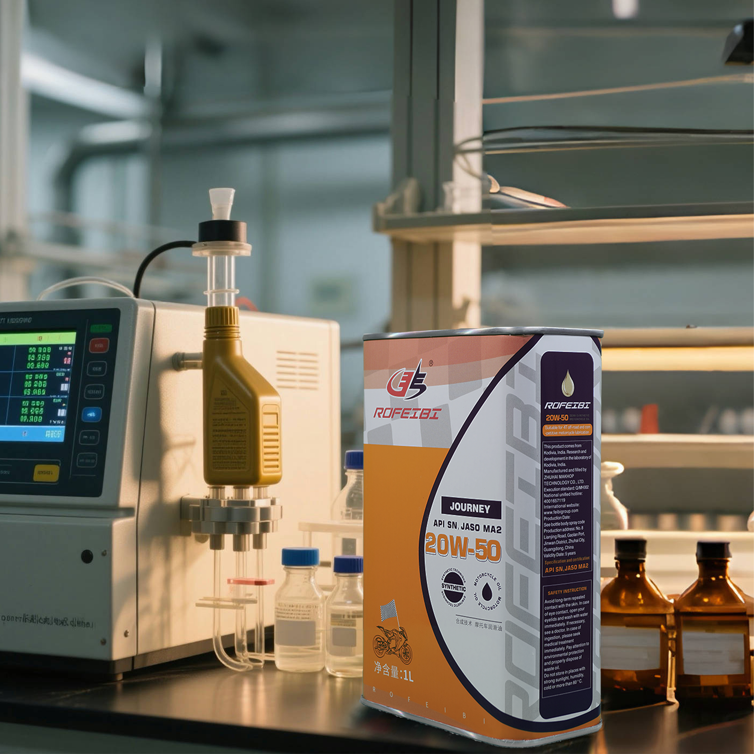 FEIBI JOURNEY Synthetic Motorcycle Oil SN MA2 20W-50