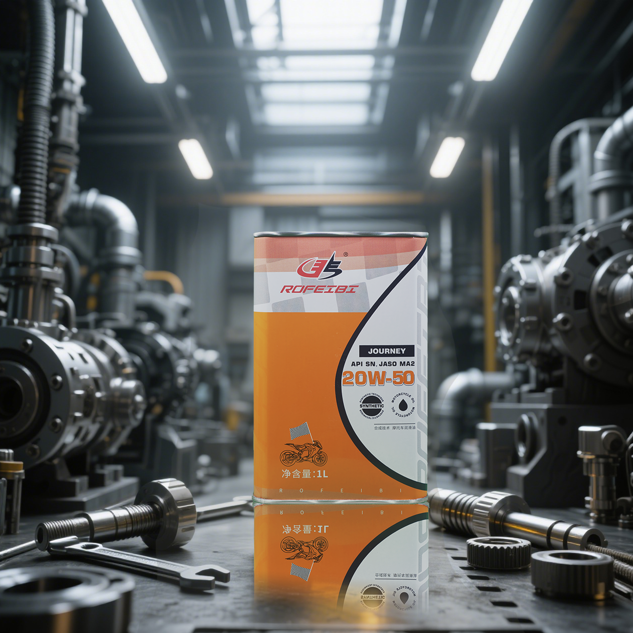 FEIBI JOURNEY Synthetic Motorcycle Oil SN MA2 20W-50