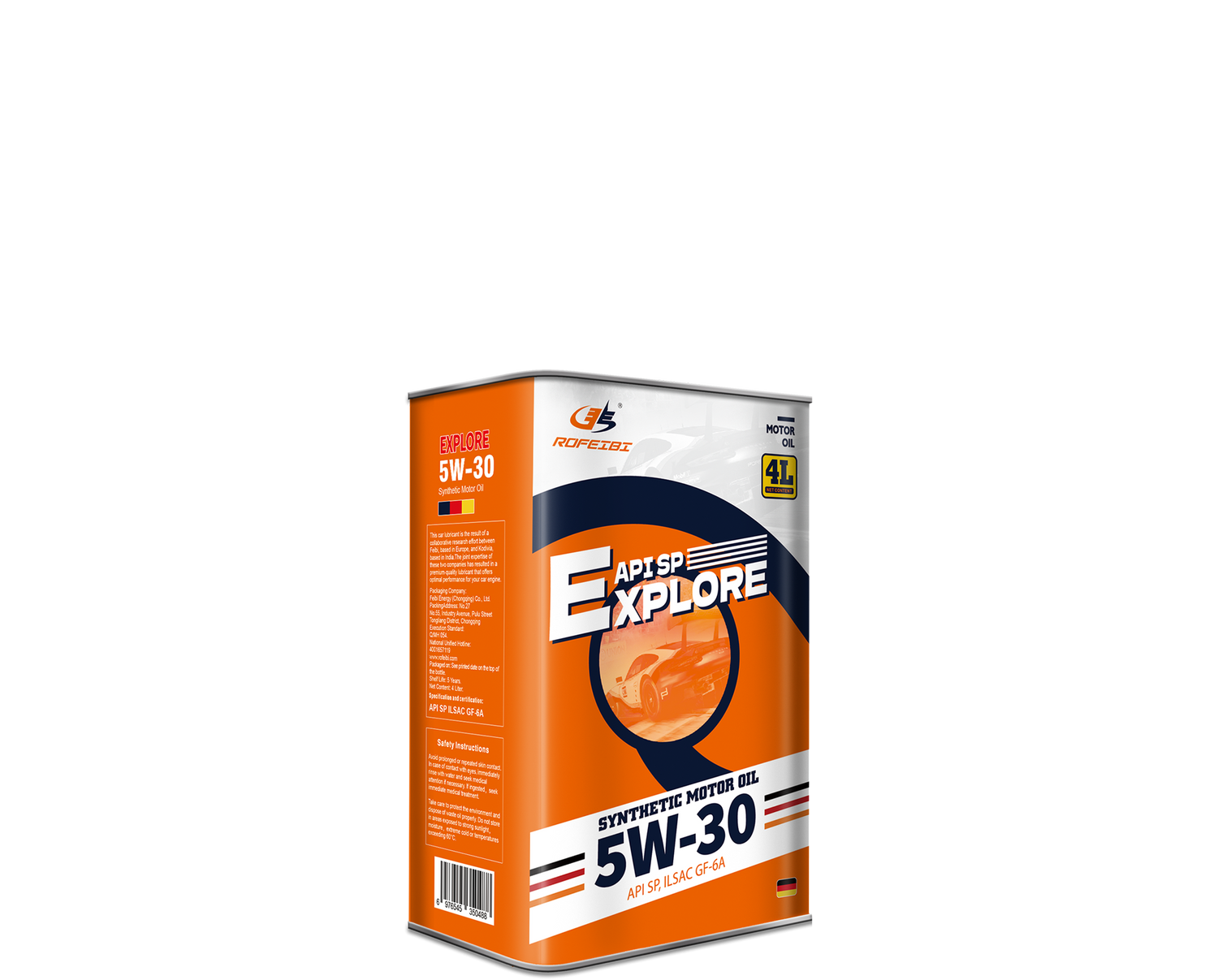 EXPLORE synthetic engine oil SP/GF-6A 5W-30 4L