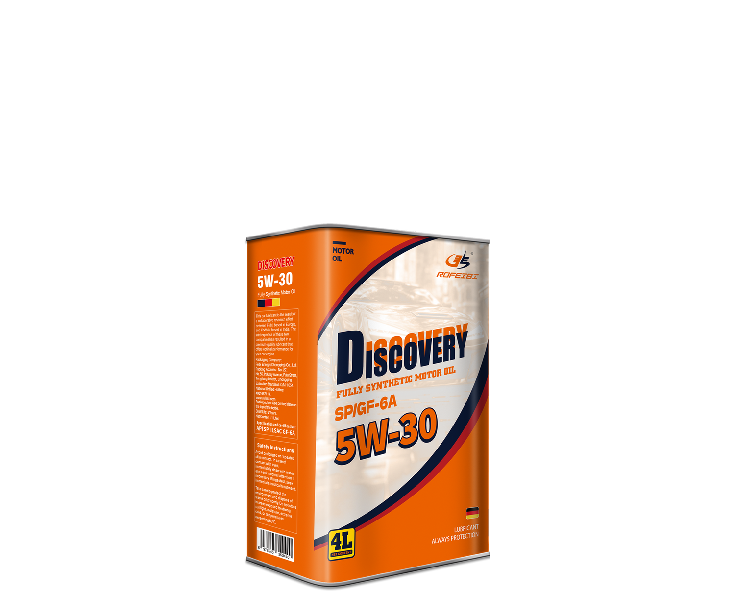 FEIBI Discovery Full Synthetic Motor Oil SP/GF-6A 5W-30 4L