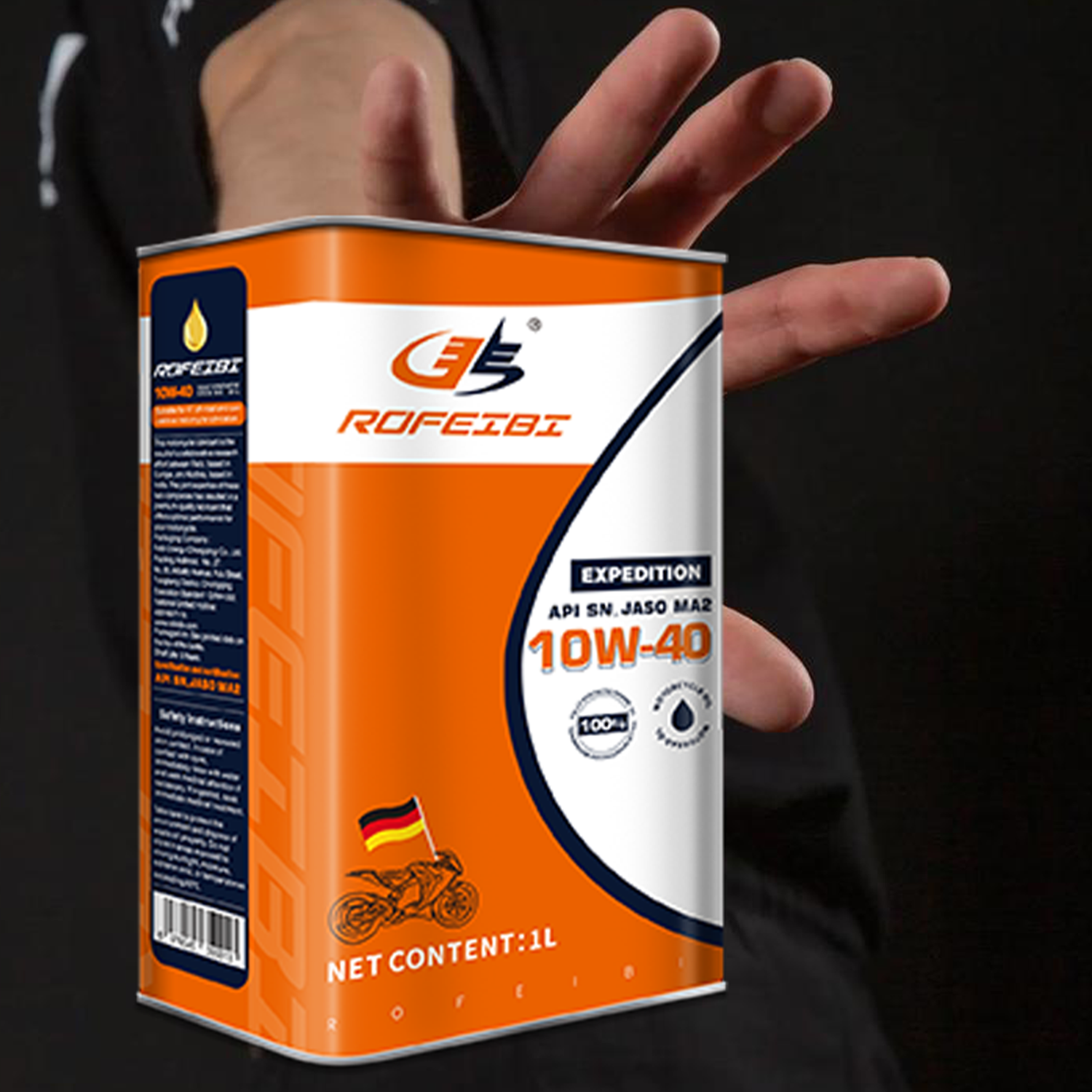 FEIBI EXPEDITION Fully Synthetic Motorcycle Oil SN MA2 10W-40