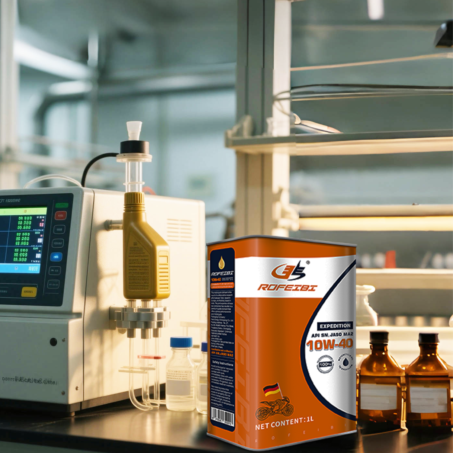 FEIBI EXPEDITION Fully Synthetic Motorcycle Oil SN MA2 10W-40