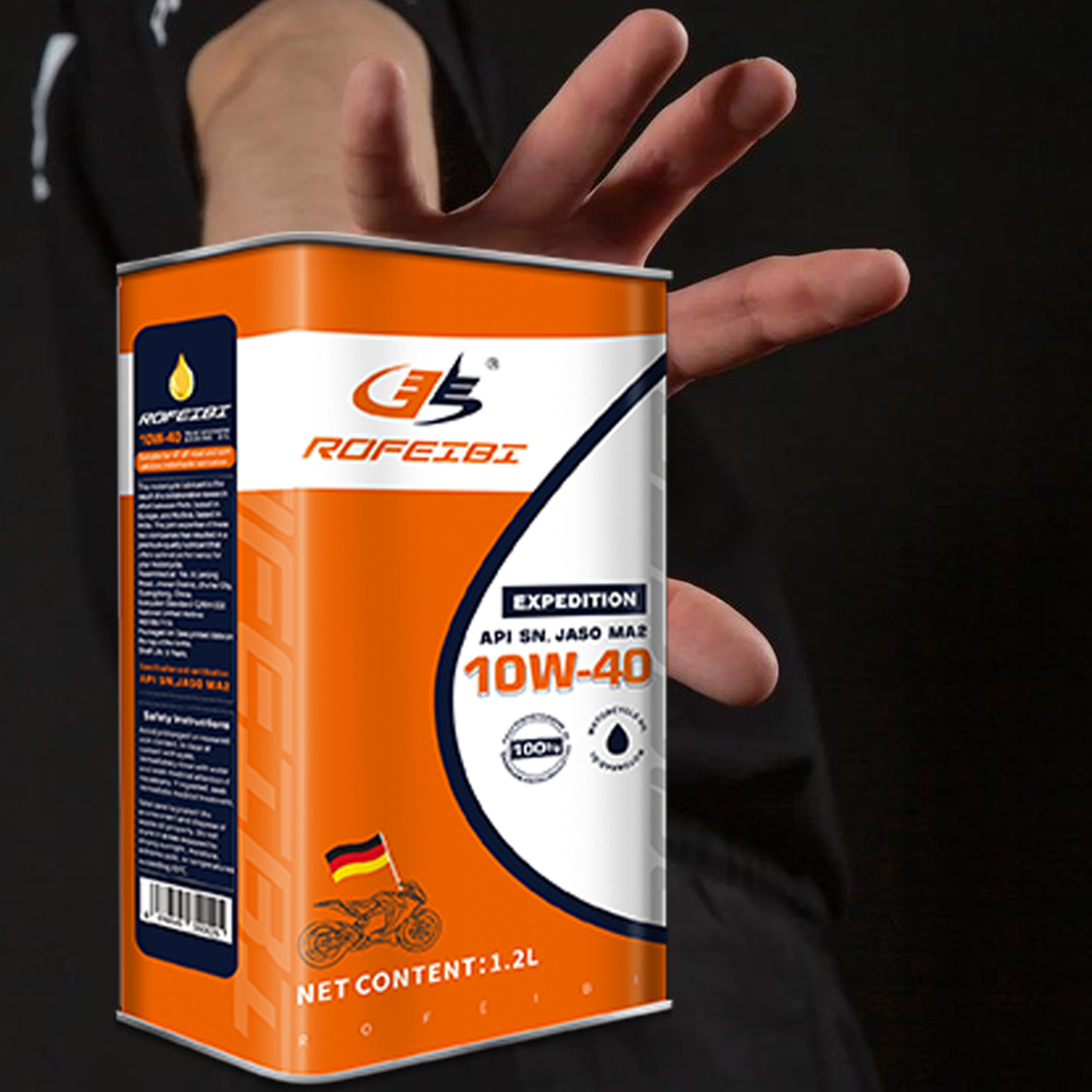 FEIBI EXPEDITION Fully Synthetic Motorcycle Oil SN MA2 10W-40 1.2L