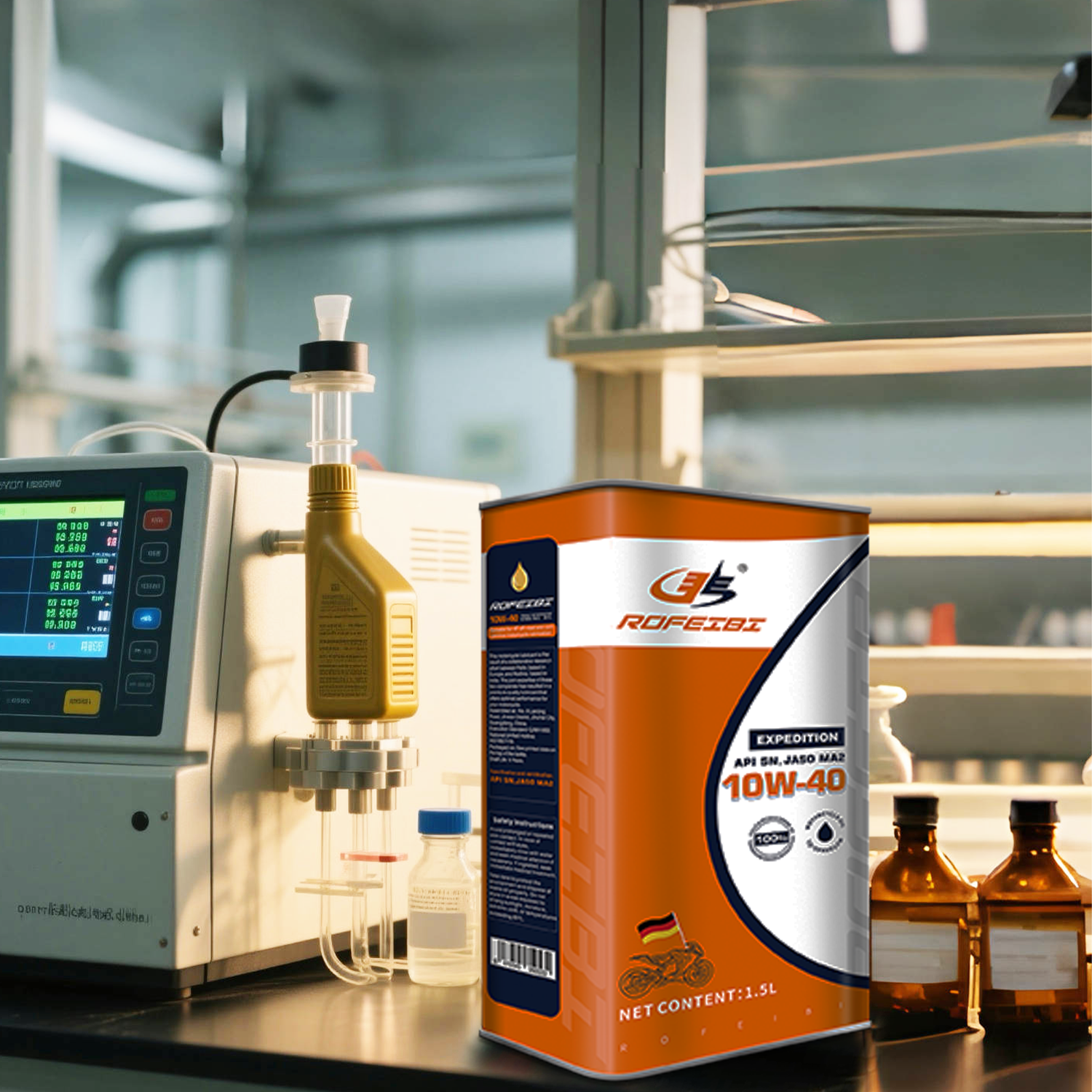 FEIBI EXPEDITION Fully Synthetic Motorcycle Oil SN MA2 10W-40 1.5L