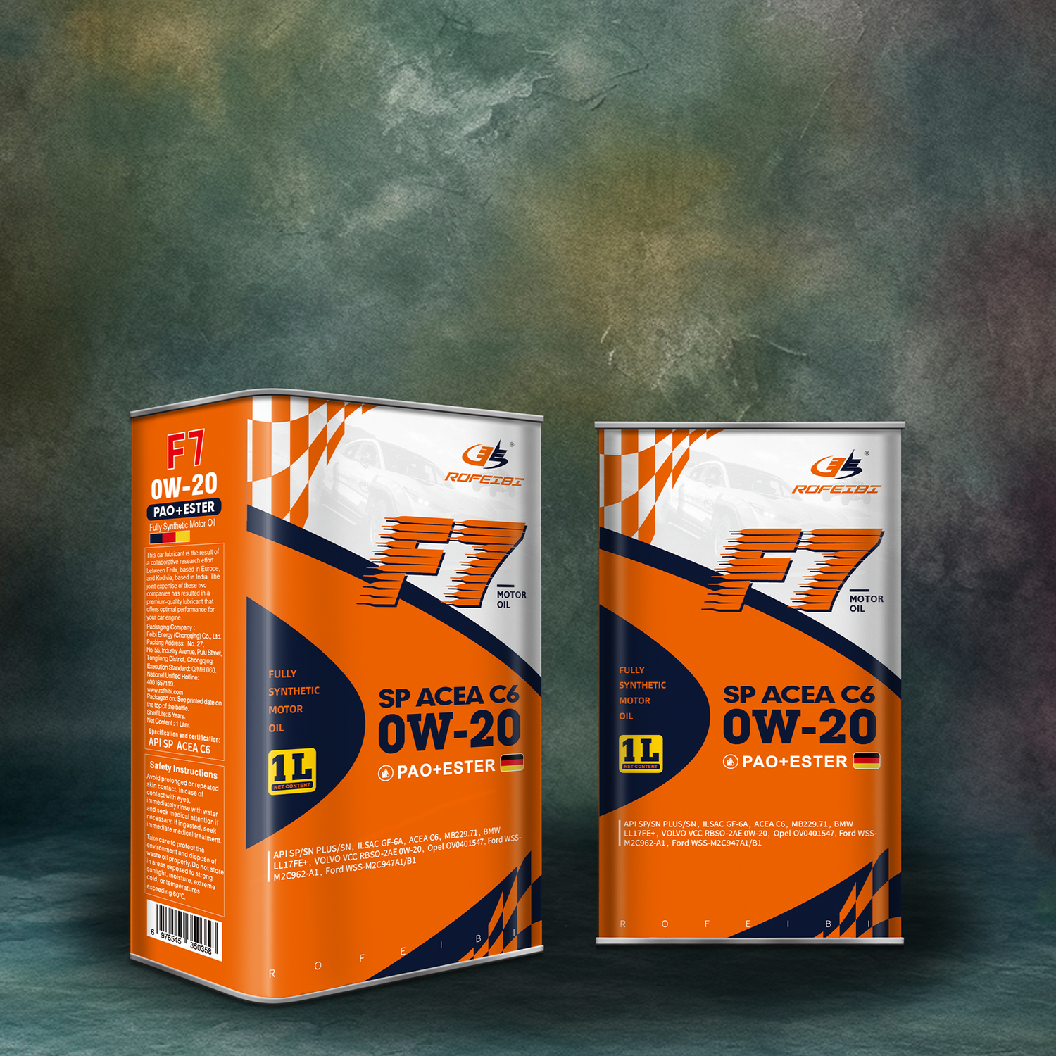 FEIBI F7 Full Synthetic Motor Oil SP ACEA C6 0W-20