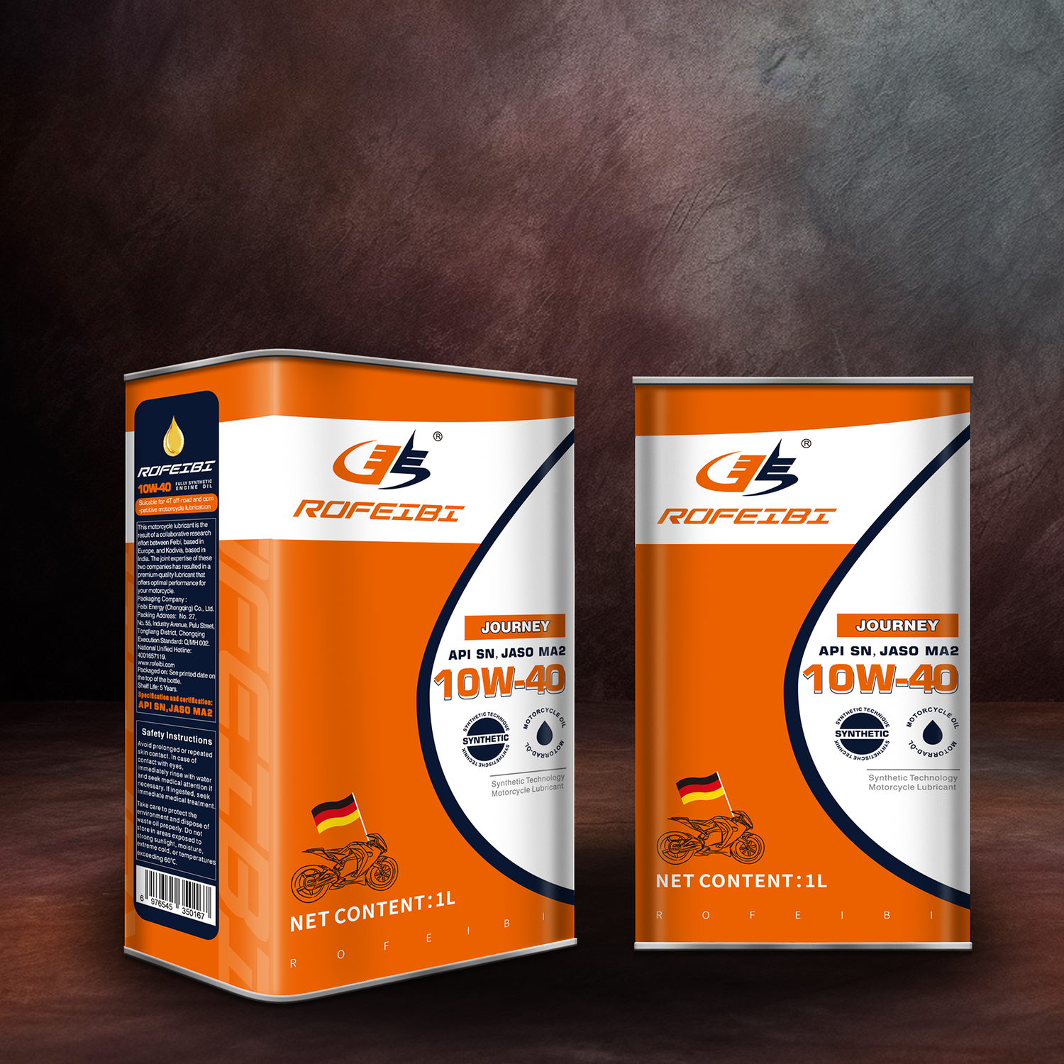 FEIBI Journey Synthetic Motorcycle Oil 10W40