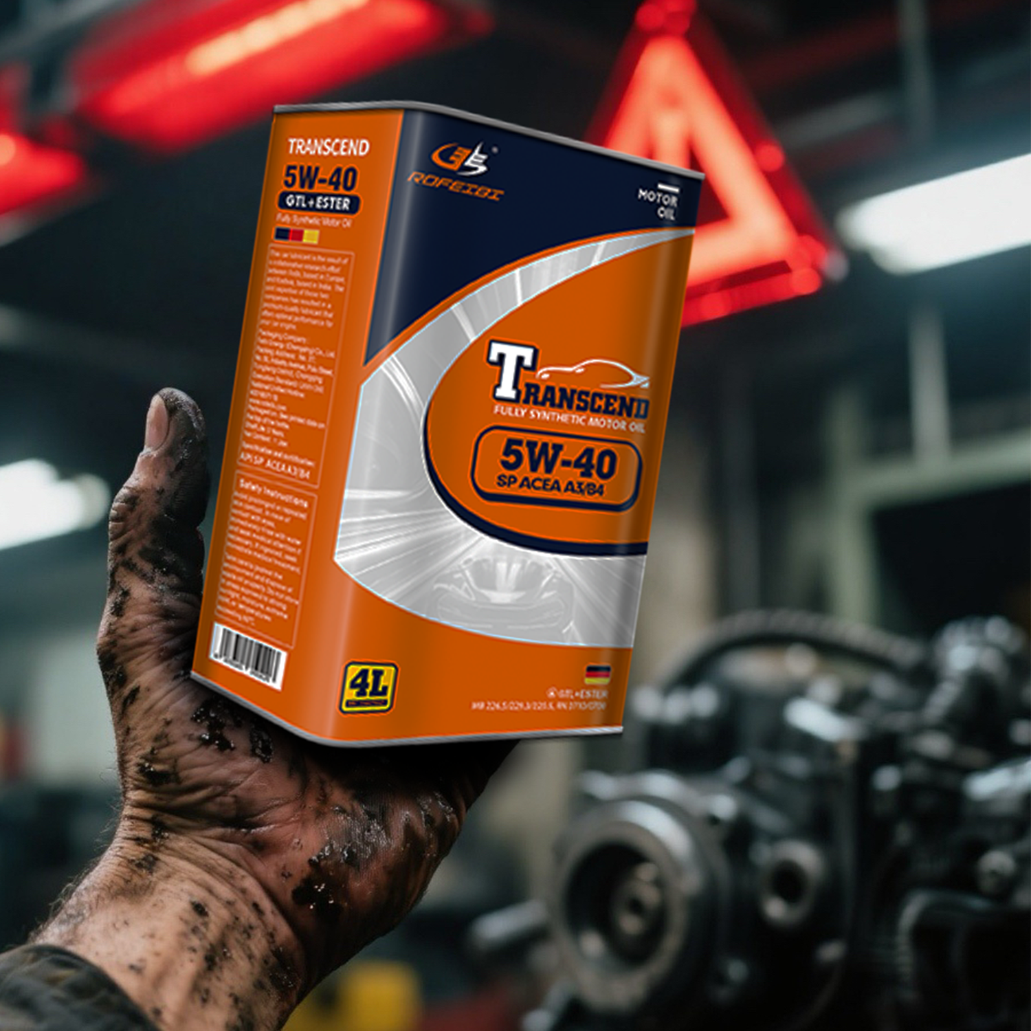 FEIBI Transcend Full Synthetic Motor Oil SP ACEA A3/B4 5W-40 4L