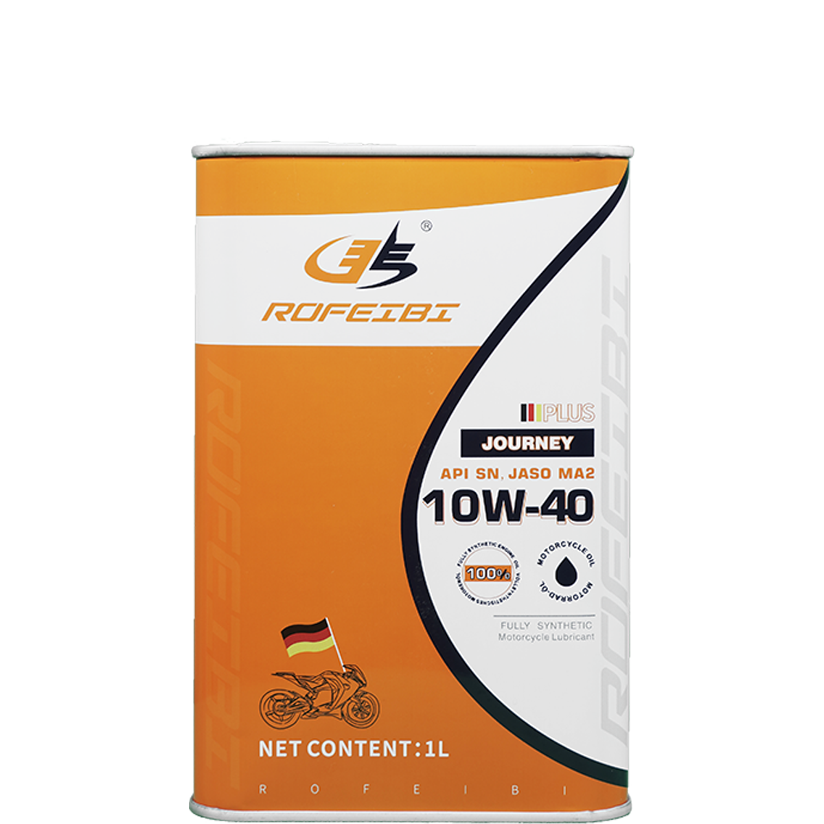 Feibi Journey PLUS Full Synthetic Motorcycle Engine Lubricant SN MA2 10W-40