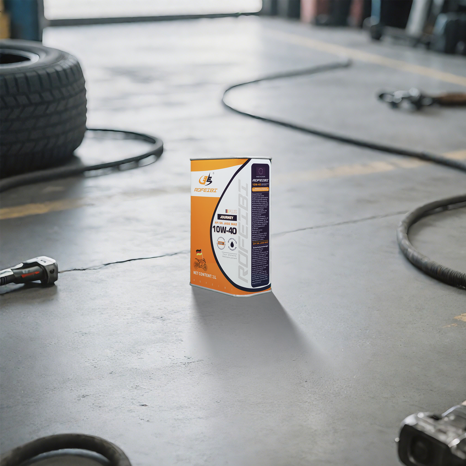 Feibi Journey PLUS Full Synthetic Motorcycle Engine Lubricant SN MA2 10W-40