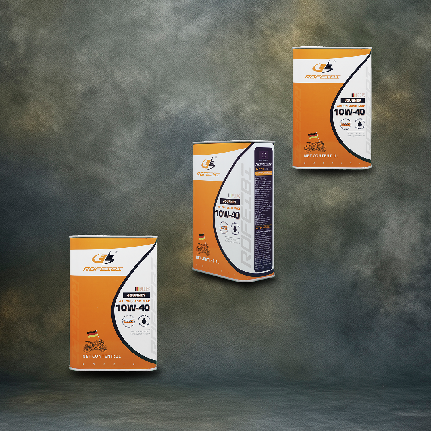 Feibi Journey PLUS Full Synthetic Motorcycle Engine Lubricant SN MA2 10W-40