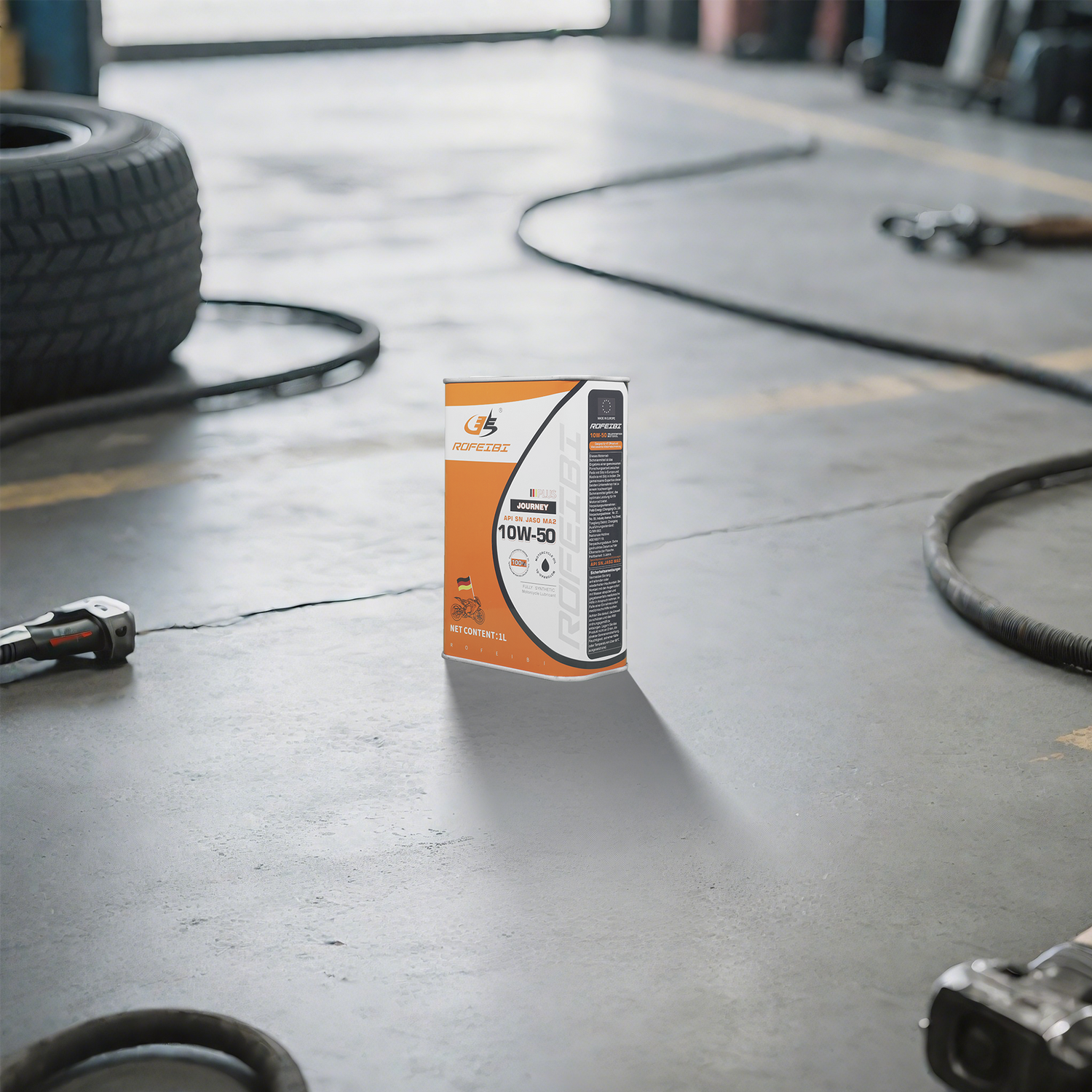 Feibi Journey PLUS Full Synthetic Motorcycle Engine Lubricant SN MA2 10W-50