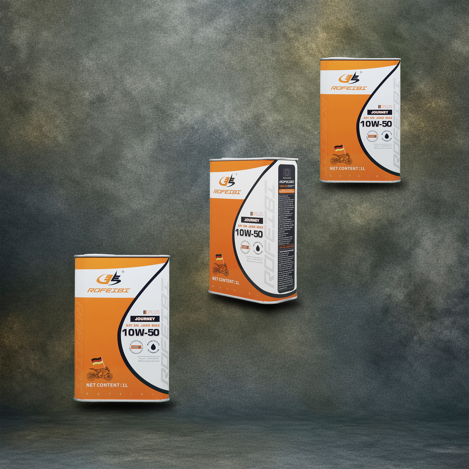 Feibi Journey PLUS Full Synthetic Motorcycle Engine Lubricant SN MA2 10W-50