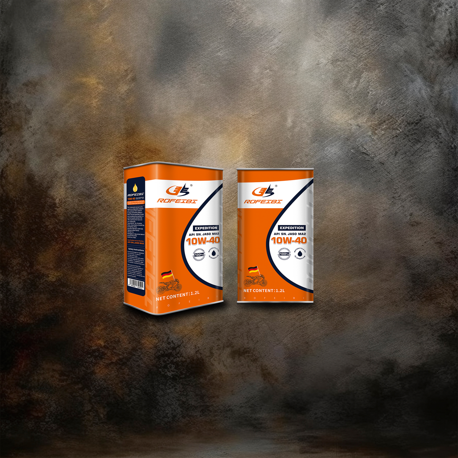 FEIBI EXPEDITION  Fully Synthetic Motorcycle Oil SN MA2 10W-40 1.2L