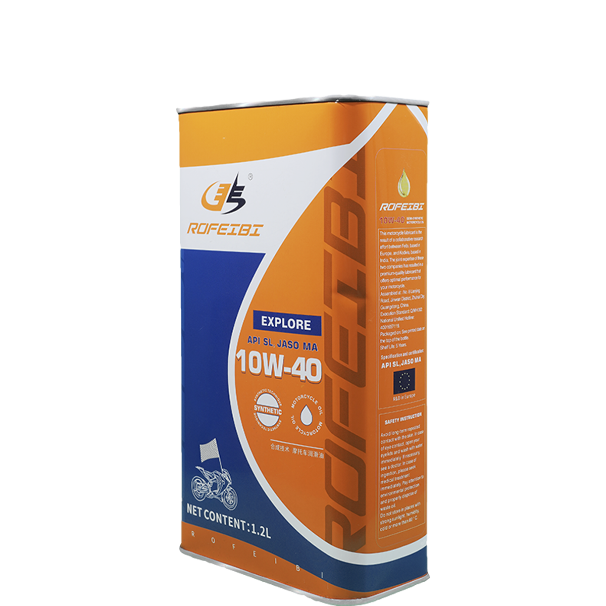 FEIBI Explore   Synthetic  Motor  Oil SL 10W40 1.2L