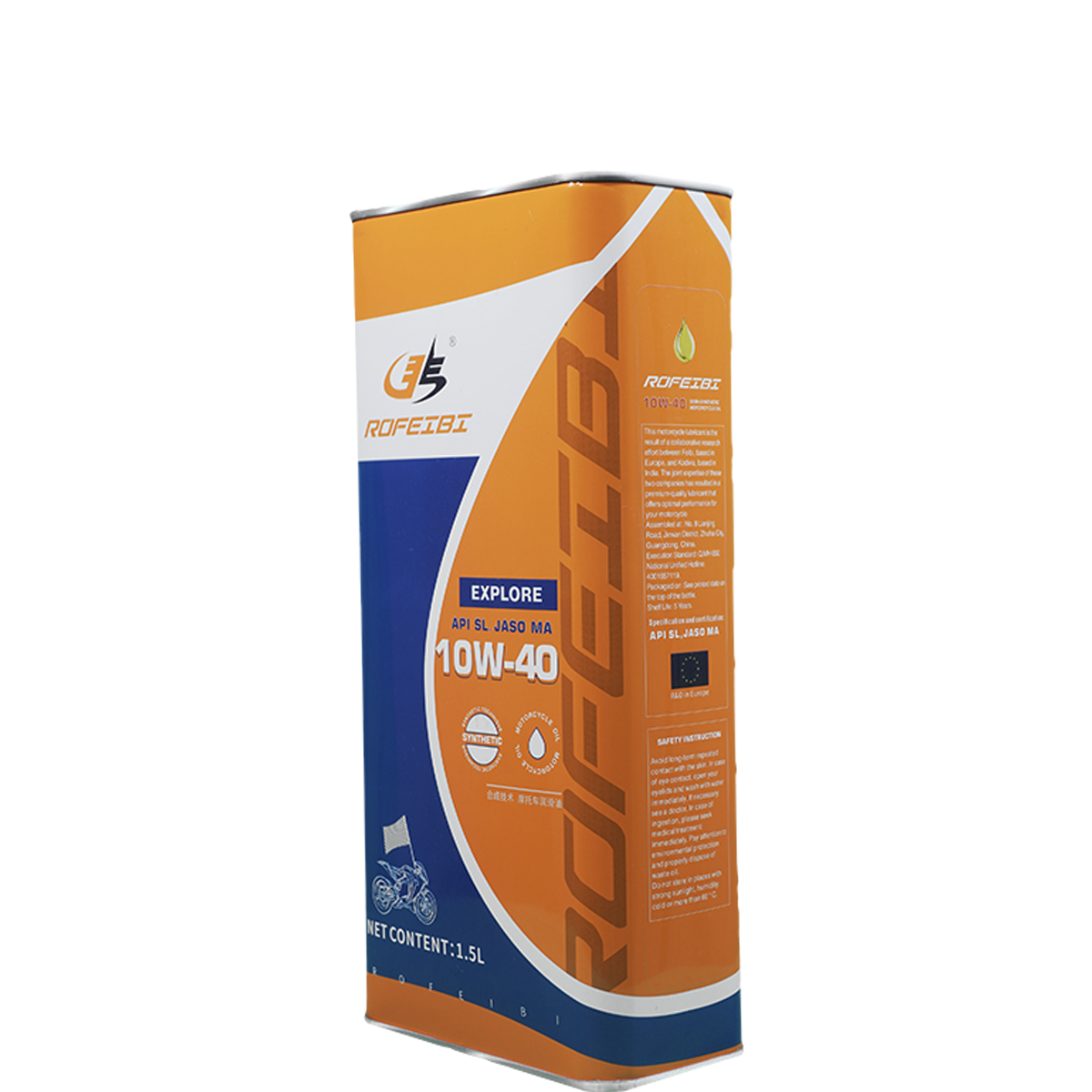 FEIBI Explore   Synthetic  Motor  Oil SL 10W40 1.5L