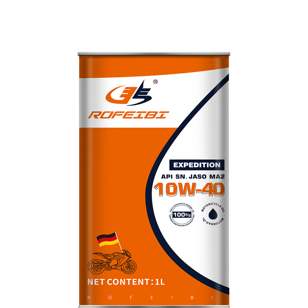 FEIBI EXPEDITION  Fully Synthetic Motorcycle Oil SN MA2 10W-40