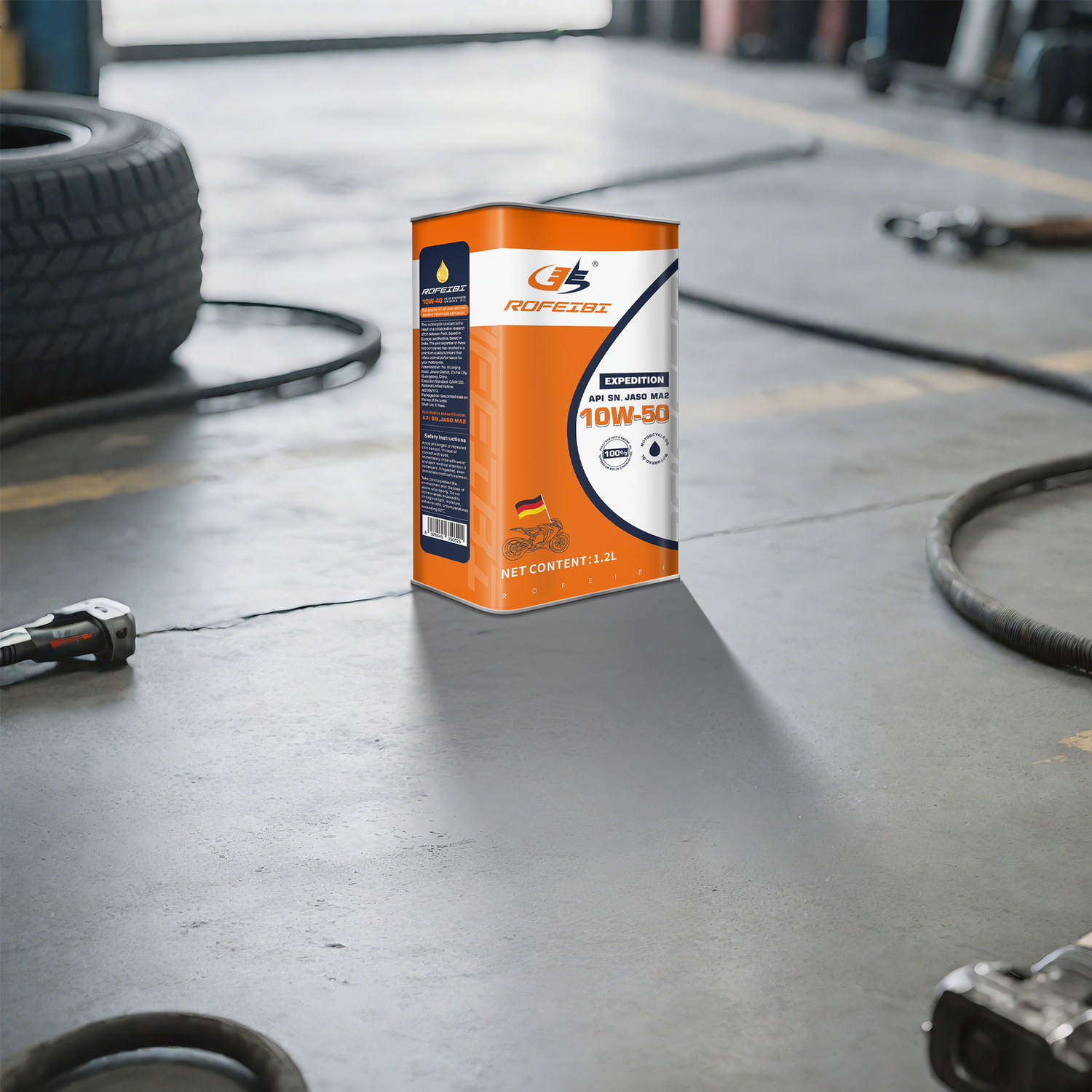 FEIBI EXPEDITION  Fully Synthetic Motorcycle Oil SN MA2 10W-50 1.2L