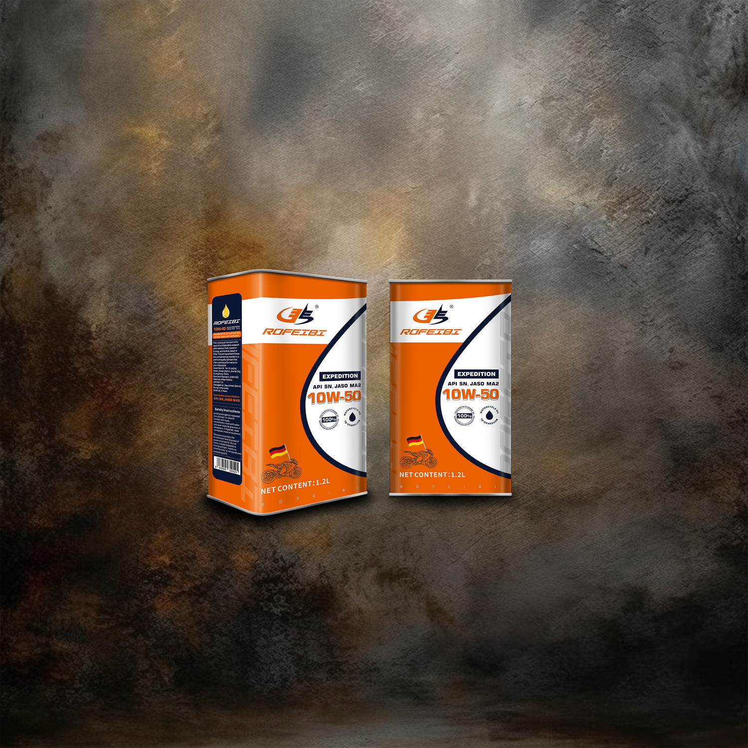 FEIBI EXPEDITION  Fully Synthetic Motorcycle Oil SN MA2 10W-50 1.2L