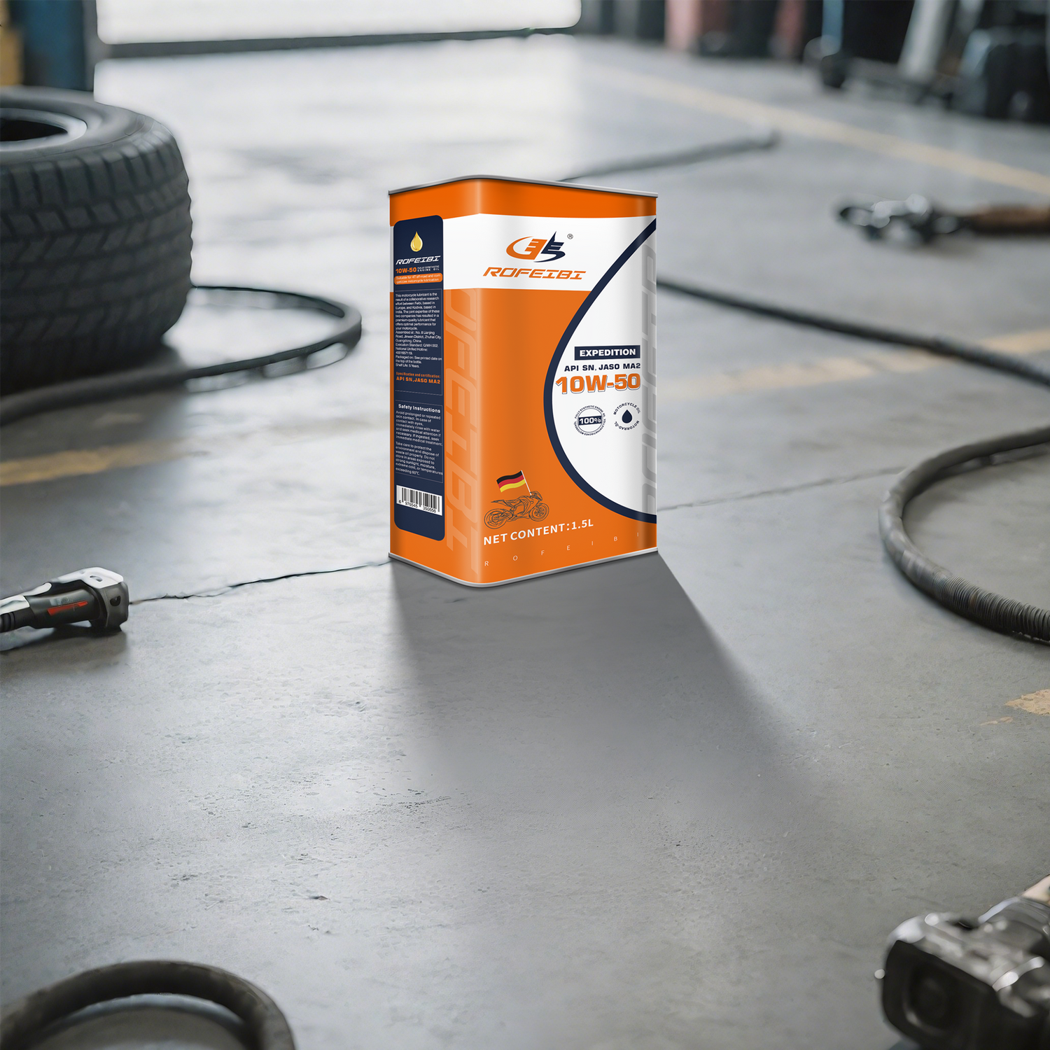 FEIBI EXPEDITION   Fully Synthetic Motorcycle Oil SN MA2 10W-50 1.5L