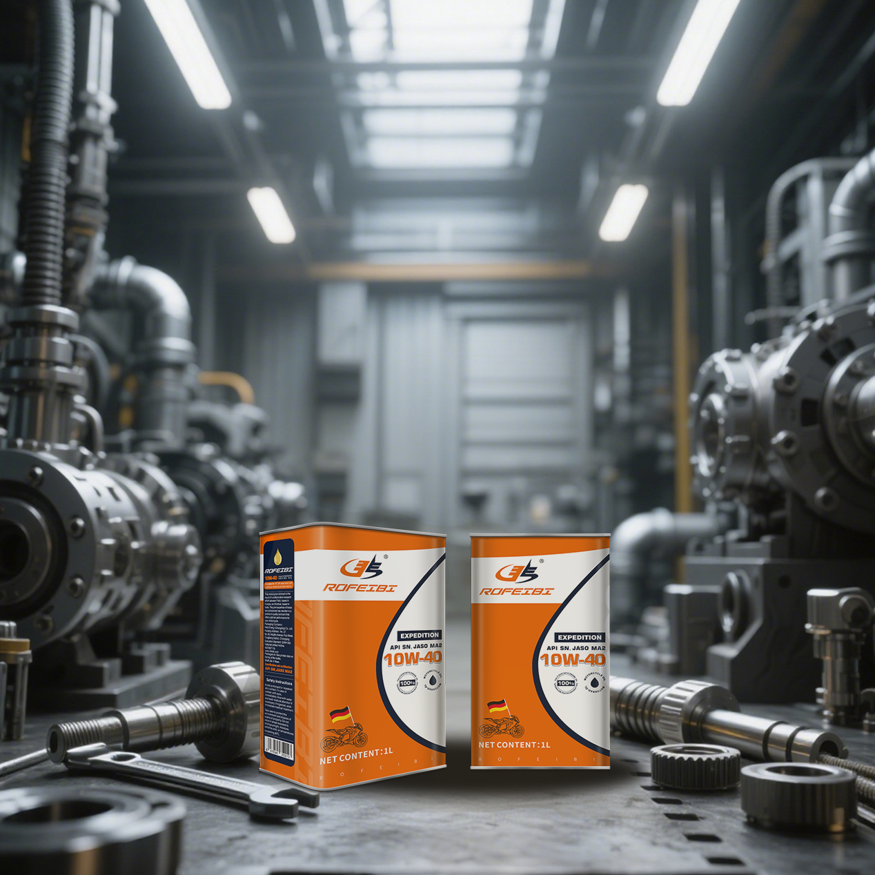 FEIBI EXPEDITION  Fully Synthetic Motorcycle Oil SN MA2 10W-40