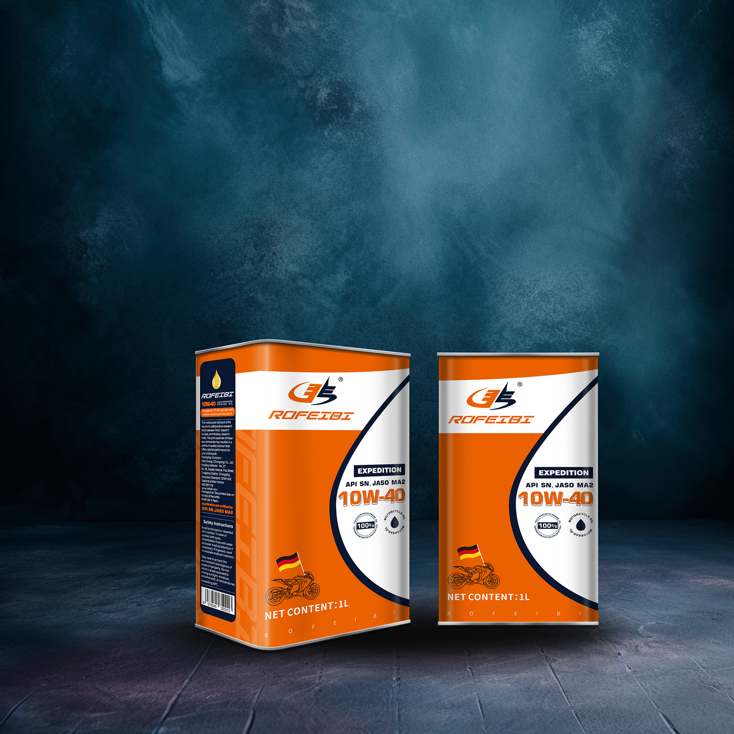 FEIBI EXPEDITION  Fully Synthetic Motorcycle Oil SN MA2 10W-40