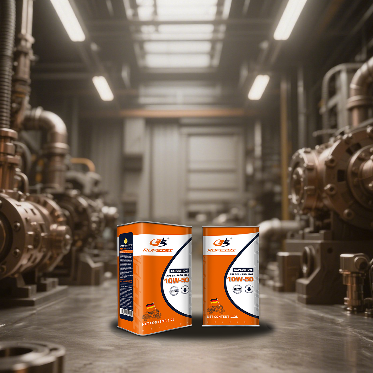 FEIBI EXPEDITION  Fully Synthetic Motorcycle Oil SN MA2 10W-50 1.2L