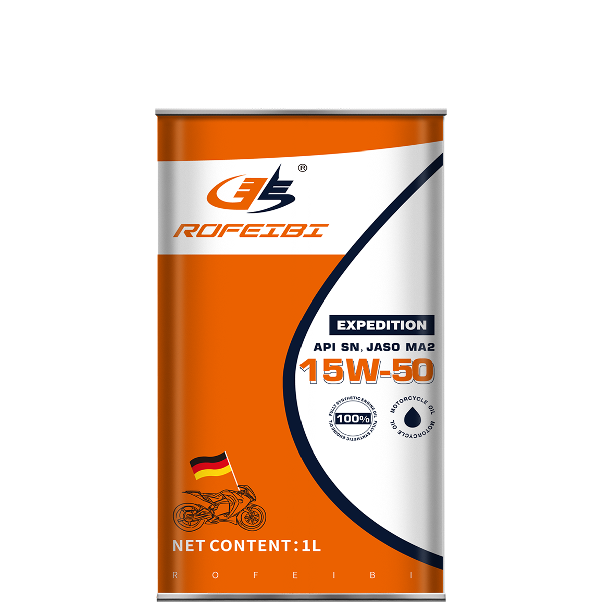 FEIBI EXPEDITION  Fully Synthetic Motorcycle Oil SN MA2 15W-50