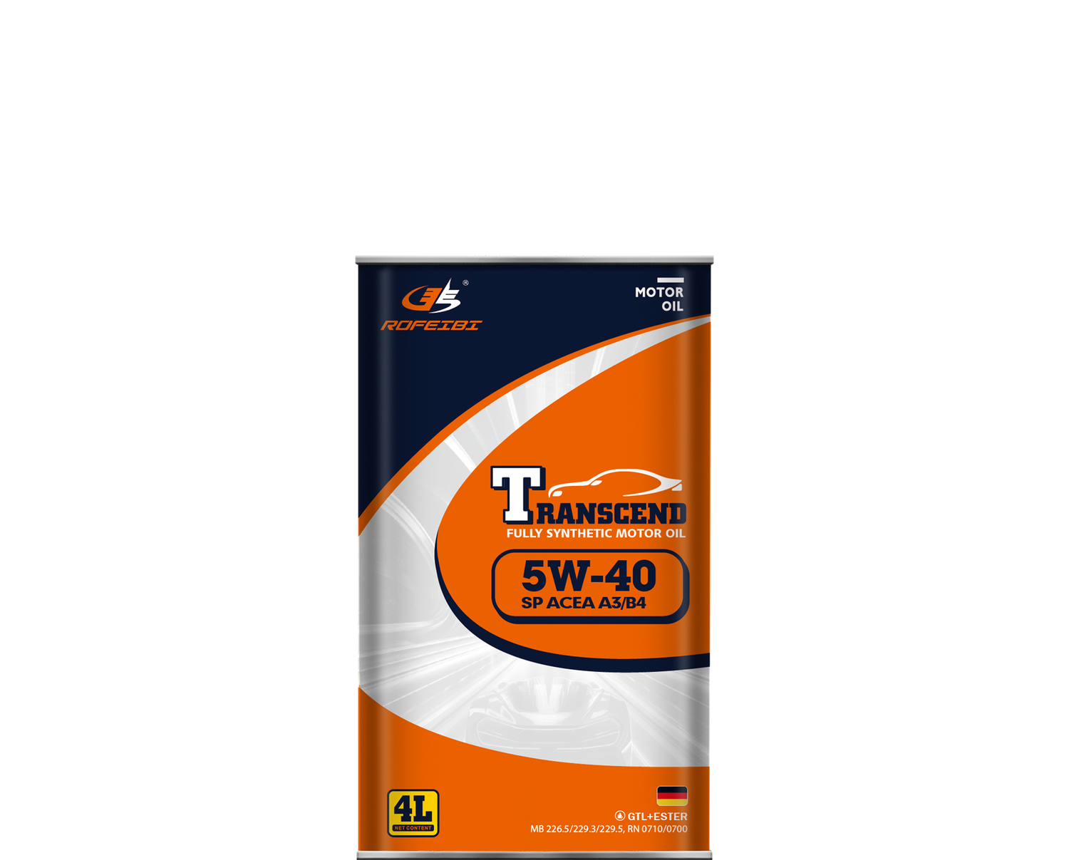 FEIBI Transcend Full Synthetic Motor Oil SP ACEA A3/B4 5W-40 4L