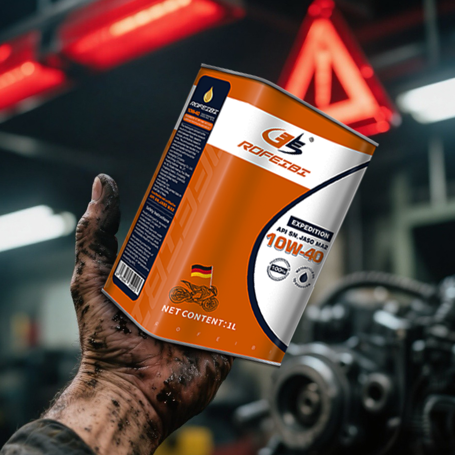 FEIBI EXPEDITION  Fully Synthetic Motorcycle Oil SN MA2 10W-40