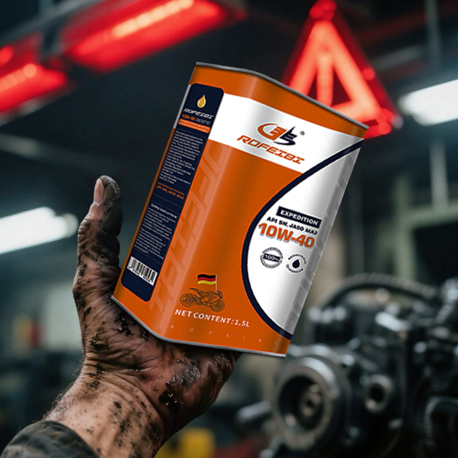 FEIBI EXPEDITION   Fully Synthetic Motorcycle Oil SN MA2 10W-40 1.5L