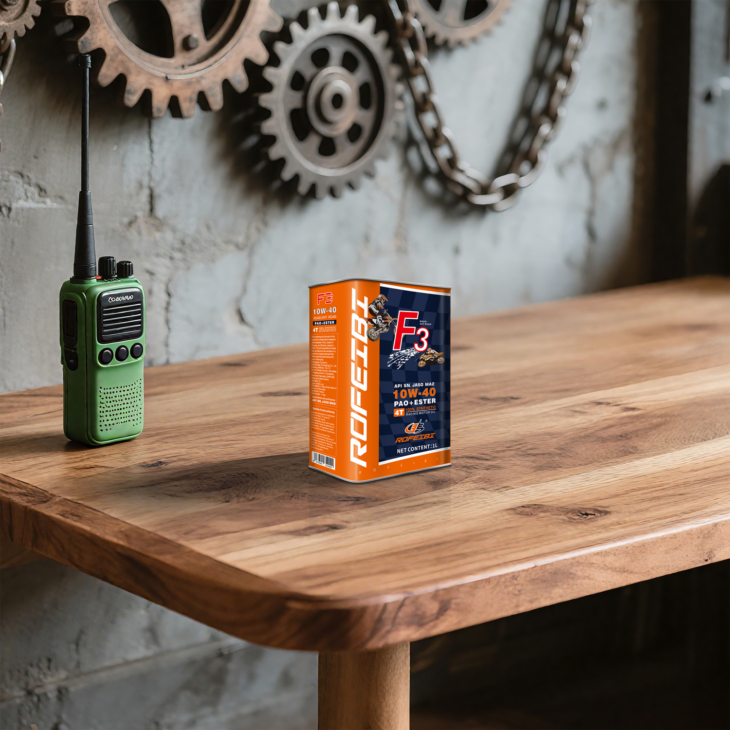 FEIBI F3 PAO+ESTER Fully Synthetic Motorcycle Engine Oil SN MA2 10W-40